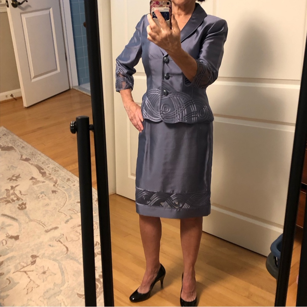 Adrianna Papell Occasions Petite Skirt Suit - Picture 14 of 14